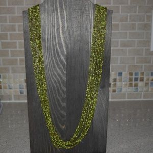 Green Beaded Necklace